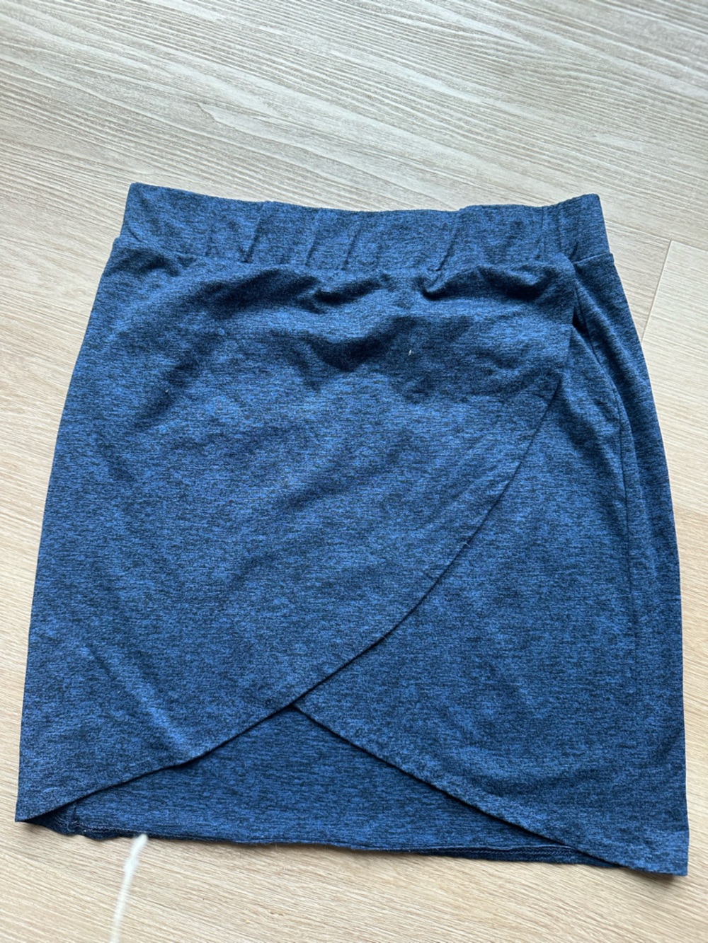 Soft Navy Blue Knit Skirt